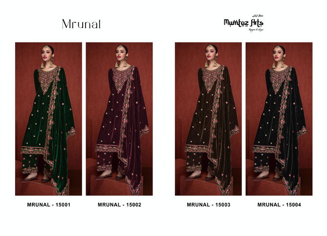 Mrunal By Mumtaz Art Heavy Velvet Wedding Salwar Suits